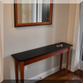 F18. Console table by Rob Hausman. 28"h x 48"w x 11"d 